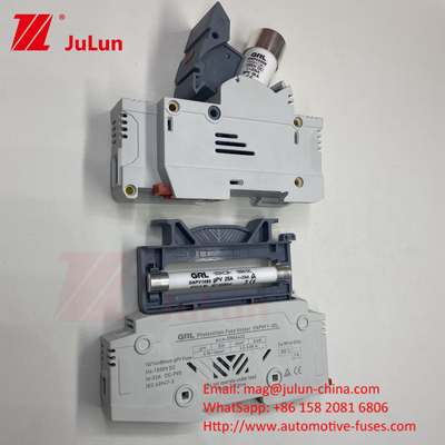 10*38mm gPV 1000VDC 32A FUSE Din Guia de segurador para instalação fácil e segura
