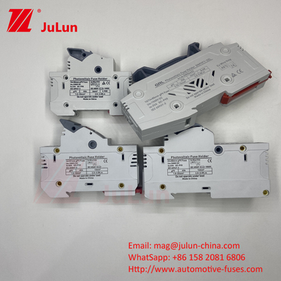 Fusão 1500vdc 20a DNPVF1-32L Sistema Solar Pv Fusão 1500vdc de sopro rápido Cerâmica DIN Rail Moun 10x85MM Fusão térmica 1500V