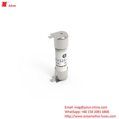 SINOFUSE Medium EV Fuse Flat Head 325V 10A-50A Conexão de parafuso de parafuso do tubo do veículo elétrico