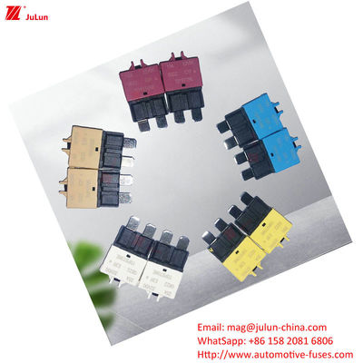 30A-500A Auto segurador de fusível Nylon plástico de cobre parafuso fusível manual de redefinição
