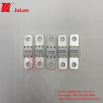 A121601-250A 125VDC Fusíveis de tipo terminal ASTM para veículos elétricos Cerâmica