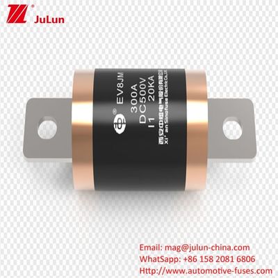 10KA 20KA 300A Fusíveis de veículos elétricos para protecção contra curto-circuito com tensão nominal máxima de 500VDC