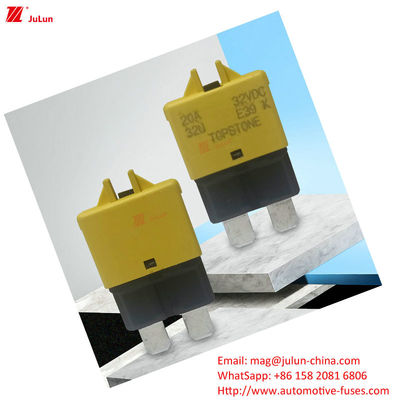 Eu UL Interruptor de circuito manual para ANS/MIDI Pequeno suporte de fusível 30A-500A32V Suporte de fusível de lâmina de nylon para automóveis