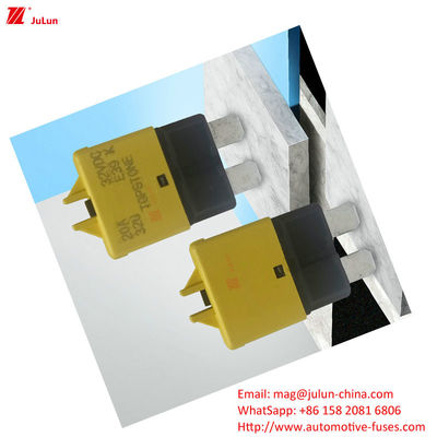 Proteção de circuito automotivo segurador de fusível de plástico / nylon UE UL Standard 30A-500A Corretor de circuito de contato de cobre marinho