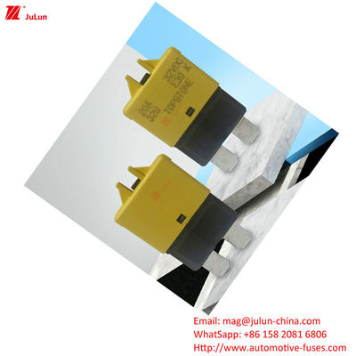 Proteção de circuito automotivo segurador de fusível de plástico / nylon UE UL Standard 30A-500A Corretor de circuito de contato de cobre marinho