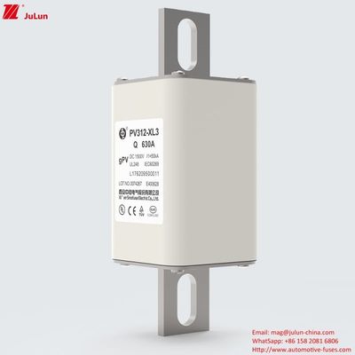 UL TUV Fusíveis fotovoltaicos de cadeia 350A-630A para sistemas fotovoltaicos solares