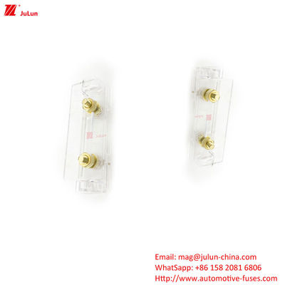 30A-100A Contato de cobre Plastic Automotive segurador de suporte com segurança para parafusos de adaptação