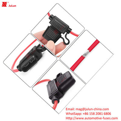 Bloco de segurador de fusível de nylon para automóveis com um único / duplo polo 30A-500A 32V