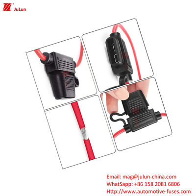 Bipolar Peças de automóveis de cobre contato Car Fuse Holder 30A-500A 32V