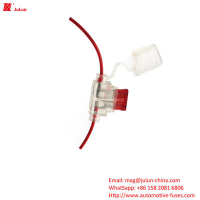 Eu UL Standard Fuse Holder / Box Dimensões Externas Disjuntor de plástico / Nylon Housing Tensão de corrente nominal 25A-80A 32V