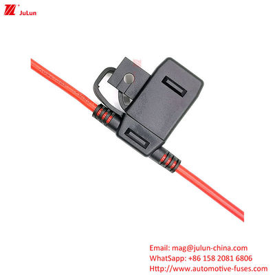 Detentor de fusível de veículo elétrico de alta estabilidade 32V 25A-100A PVC Polímero retardador de chama