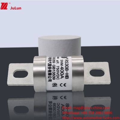 200A 250A 300A -400A Parafusos para veículos elétricos M8 M6 Método de montagem Terminal Tipo de fusível de energia 750VDC