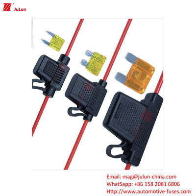 Mediana, pequena, grande qualidade com suporte de fusível à prova d'água/interruptor de circuito de chumbo Material de abastecimento de nylon Voltagem nominal 32V Aplicações automotivas/veículos elétricos/autocarros