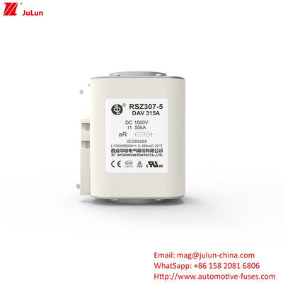 RSZ307-5-DAV 315A Adaptador de carregador Ev Compatível com fusível de energia 450A-1800A 1500VDC