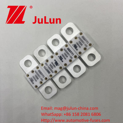 Vírus A202001-500A 150VDC Fusíveis Automóveis Cerâmicos 100A 150A 200A 250A 300A 350A Recomendado Torque Apertado 11-13N·m Para M8 Modo de Instalação