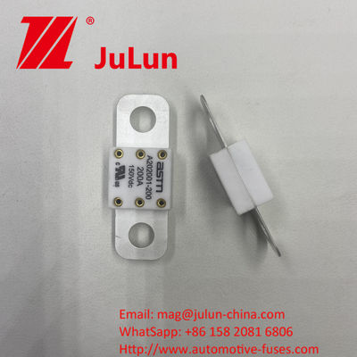 ASTM A202001-100A 150VDC Fusíveis Cerâmicos Automóveis de Pequeno Tamanho Recomendado Torque Apertado 11-13N·m para M8 Protecção de Curto-Curto de Alta Corrente