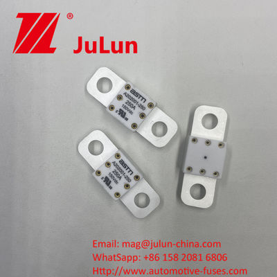 300A 150VDC A202001 Método de montagem de parafuso fácil de instalar 20 * 55mm cerâmica fusíveis automotivos com torque apertado recomendado 11-13N · m Para M8