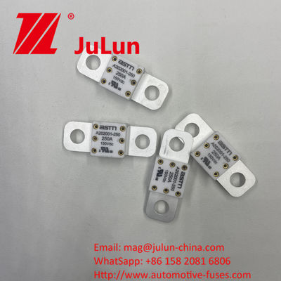 Método de montagem ASTM A202001 400A 125VDC Fusíveis cerâmicos para veículos
