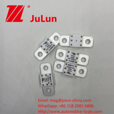 Características elétricas ASTM A202001 300A 150VDC Fusíveis automotivos cerâmicos para equipamentos pesados