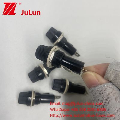 Tipo de botão Car Fuse Holder Tube Socket para 6 * 30mm montar painel de segurança