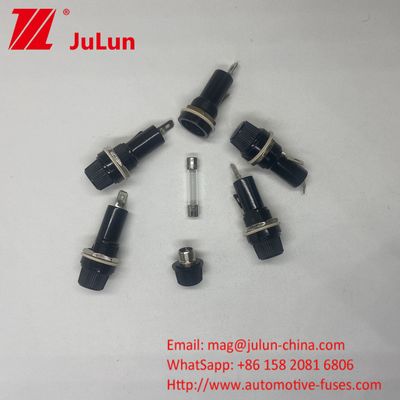 6x30 6x32mm Painel montado Car Fuse Holder Baioneta Tipo 10A 20A 250V PCB Fuse Bloco Base