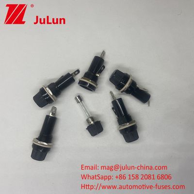Pedaço de cobre preto 5*20 6*30mm segurador de fusível de carro Bakelite elétrico