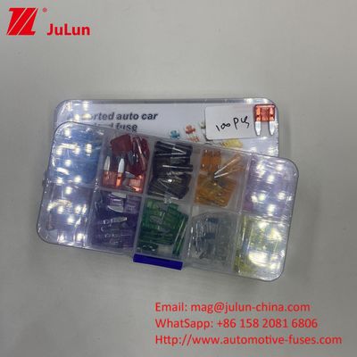 Camiões Offroad Blade Fuse Boxed 10A 32V Interruptores de circuito de veículos para eletrônicos automotivos 0337 0237 0899 0999 0299