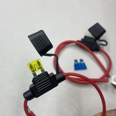 50A 15A 30A 60A Sistemas de alimentação para carros Car Fuse Holder Aplicar ao fusível MIDI e projetado para ABS material de latão de liga de zinco