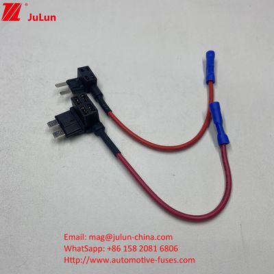 Fábrica de torneiras de fusíveis de lâmina padrão por atacado com suportador de fusíveis de automóveis padrão de 32V 1A-40A