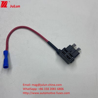 F3A 5A 10A 15A Toque de fusível 16AWG Carro Adicionar um circuito ACU Adaptador de fusível de lâmina com suporte de fusível para carros caminhões