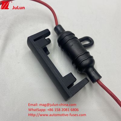 10*38mm Fusíveis cilíndricos impermeáveis IP68 Capa do suporte de fusível em linha com fio UL para