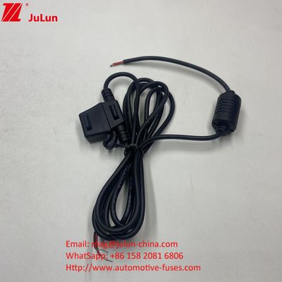 Fijo 50A maxi corrente nominal vermelho 10AWG fio 280mm comprimento total segurador de fusível em linha