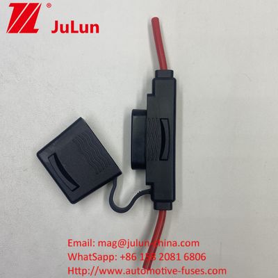 ATC/ATO Customized Inline Fuse Holder 14AWG 16AWG 18AWG 20AWG Cablagem Harness 80AMP Blade Fuse Automotive Fuse Holder