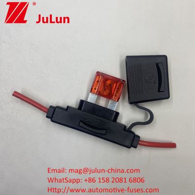 Detentor de fusível de lâmina de automóvel com fusível para caminhão Mini Micro Atc Tipo de circuito adicional de fusível de lâmina automática