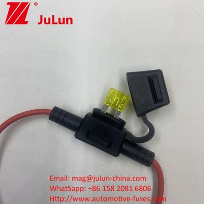 12V Automotive ATC Car Blade Fuse holderTap In Line Mini Fuse holder com 10 Gauge Wire