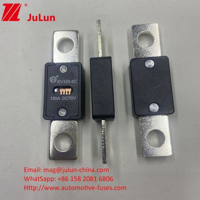 Proteção DC EV HEV Fusível de veículo elétrico para o furado do automóvel Distância 51mm EV