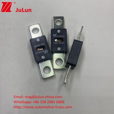 EV320-5X 80A 70VDC SINOFUSE Cerâmica Automóveis Fusíveis Pequeno Tamanho Proteção de Curto Circuito Cobre Prata Quartzo Areia Ouro
