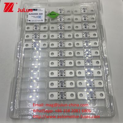 Interruptores de circuito automotivos A202008 100A 100VDC EV FUSE ASTM