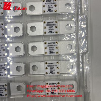 Veículo Elétrico A202008 200A 125VDC Fusível ASTM para aplicações de veículos elétricos e automóveis