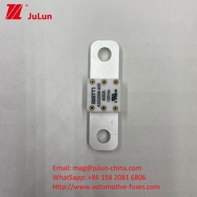 Fusível para veículos elétricos ASTM A202008 300A Fusível 125VDC Tipo de terminal AC Ev Adaptador de carregador Compatível com capacidade de quebra de 20KA