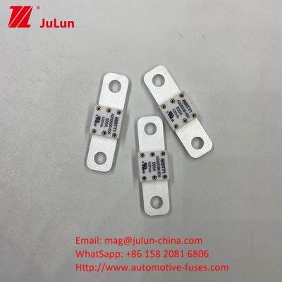 Fusível para veículos elétricos ASTM A202008 300A Fusível 125VDC Tipo de terminal AC Ev Adaptador de carregador Compatível com capacidade de quebra de 20KA
