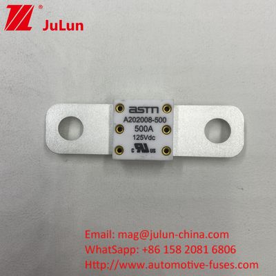 Fusível de bateria de automóvel ASTM 50.8 Distância entre 2 furos 200A 125VDC 20KA