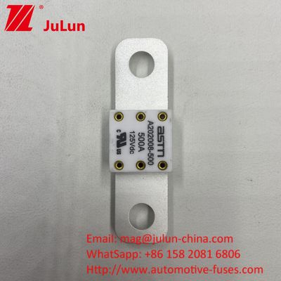 Fusível de Battey EV de 250A 125VDC em cerâmica para aplicações de carga pesada