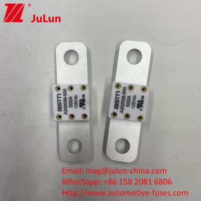 Fusível de bateria de amplificador de automóvel ASTM Bolt 400A 500A 125VDC
