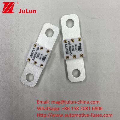 Fusível de bateria de automóvel de cerâmica EV 500A 125VDC ASTM Automotive