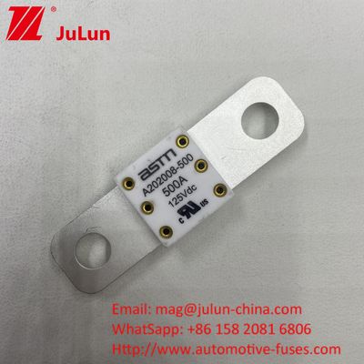 Fusível de bateria automotiva de cerâmica e metal 125VDC 300A