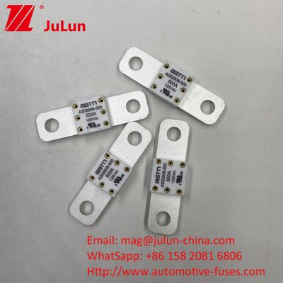 Fusível de bateria de automóvel cerâmica A202008 250A 125VDC para veículos elétricos