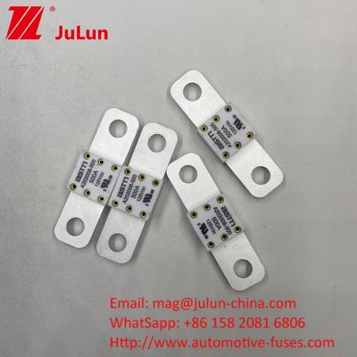 68*17.7*12mm A202008 350A 125VDC EV FUSE Alta capacidade de quebra abaixo de 125Vdc Para otimização do desempenho do veículo elétrico