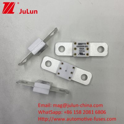 Caminhão 400A 125VDC Distância entre 2 orifícios 50.8mm Bateria de carro fusível para sistemas de comunicação de elevador