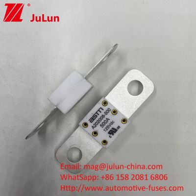 Ev Fusível Cerâmico A202008 250A 125VDC Adaptador de Carregador Compatível com Caminhões Automóveis A202008 125VDC 100A 125A 150A 200A 250A 300A 400A 500A